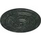 Ekena Millwork Classic Ceiling Medallion (For Canopies up to 5 1/2"), 21 7/8"OD x 2 3/8"P, Painted Turtle Crackle CM22CLPTC - alternate 4